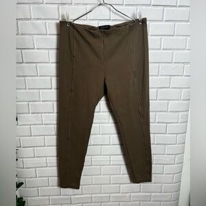 RACHEL ZOE women brown leggings/size L